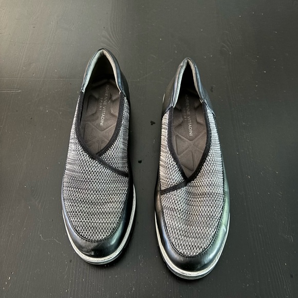 Adrienne Vittadini Sport Comfort Walking Womens Shoes Black / Grey Slip On  9M - Picture 1 of 7